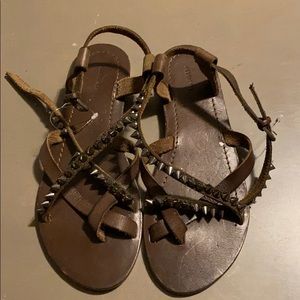 Brown leather Sandals